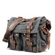 Peter | Rugged Canvas Men's Crossbody Messenger Bag