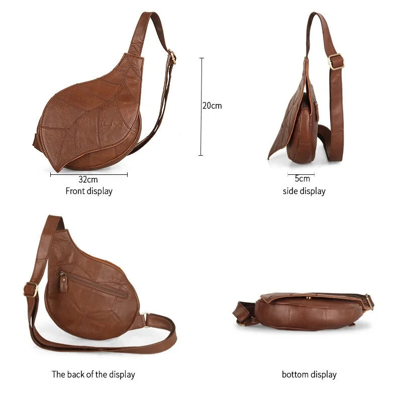 Jolie | Women's Leaf Shaped Crossbody Bag