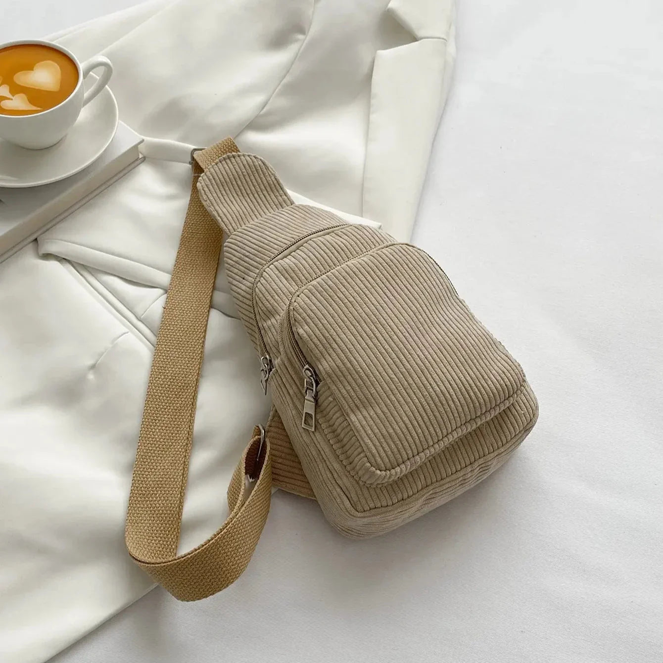 Lana | Women's Vintage Corduroy Small Crossbody Sling Bag