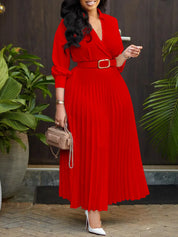ISABELA | Elegant Mid-Length Spring Dress in Plus Sizes