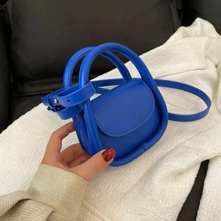 Sylvia | Mini Vintage Crossbody Sling Saddle Bag
