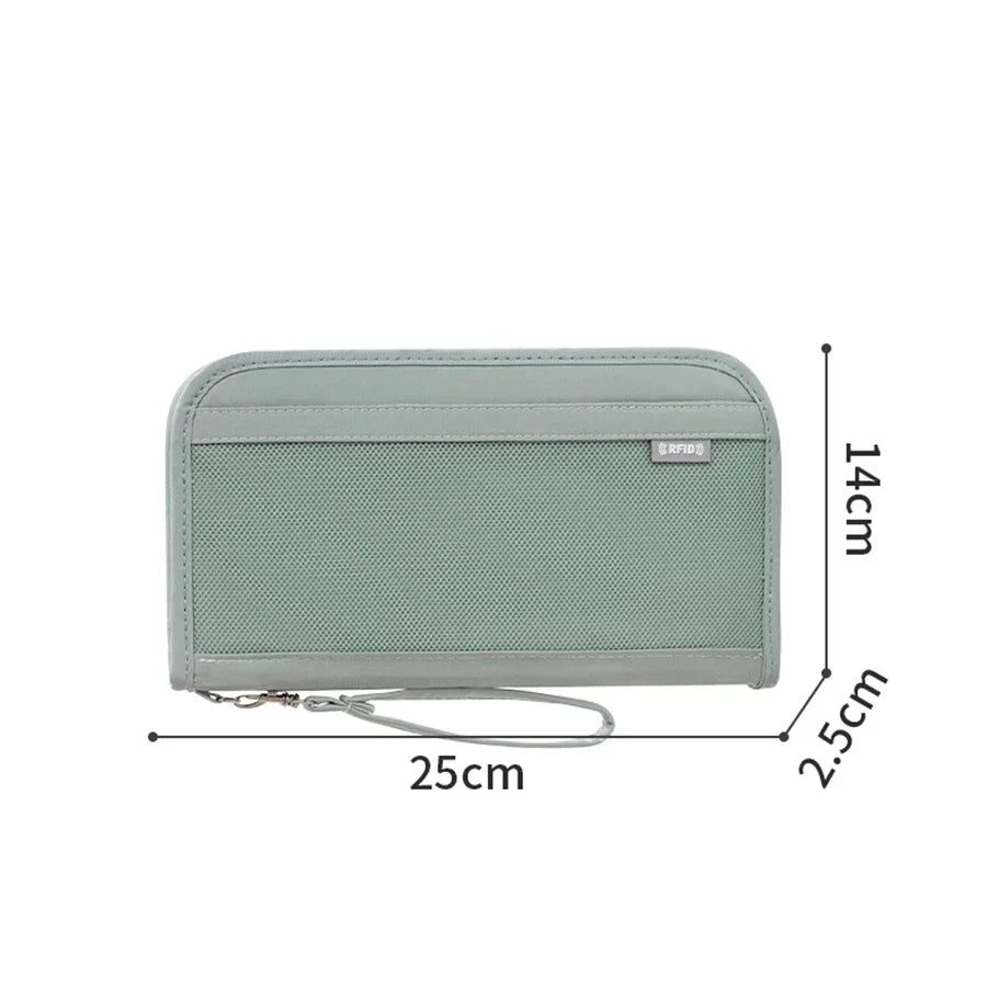 Harmoni | Sleek & Stylish Large-Capacity RFID Travel Essentials Organizer
