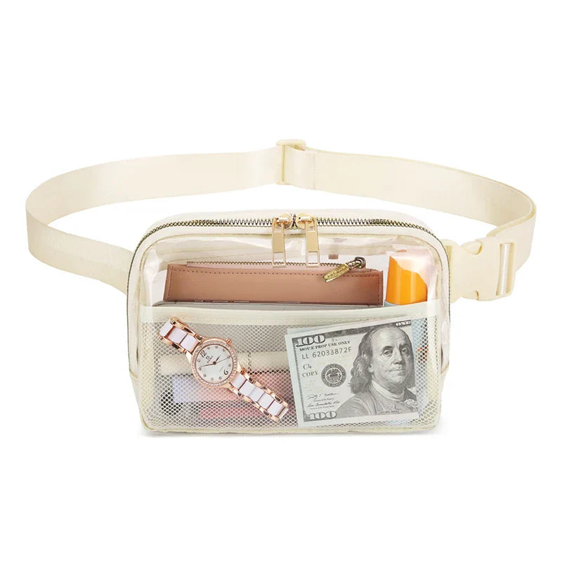 Winnie | Transparent Waterproof Crossbody Waist Bum Bag