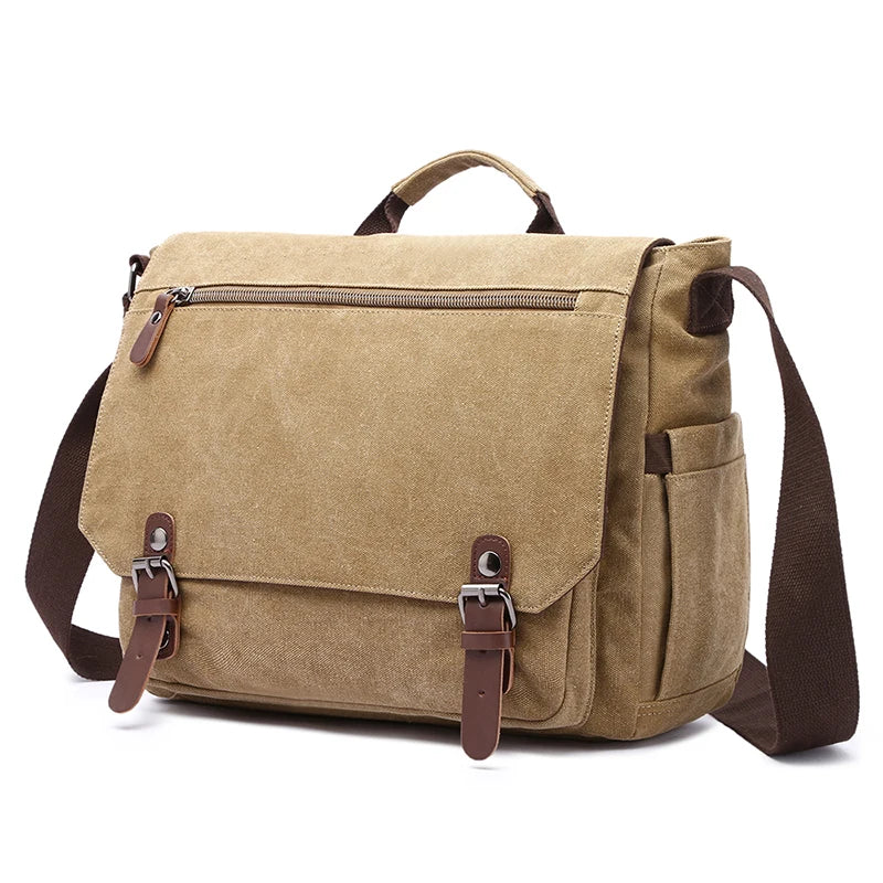 Elodie | Waterproof Canvas Men's Crossbody Messenger Bag