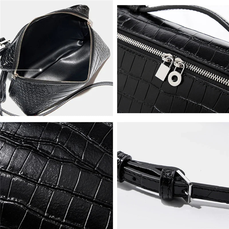 Elisa | Women's Leather Top-Handle Crossbody Sling Handbag