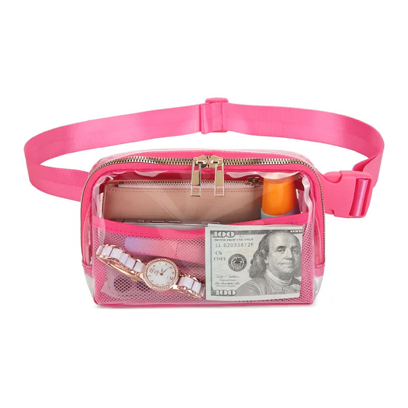 Winnie | Transparent Waterproof Crossbody Waist Bum Bag