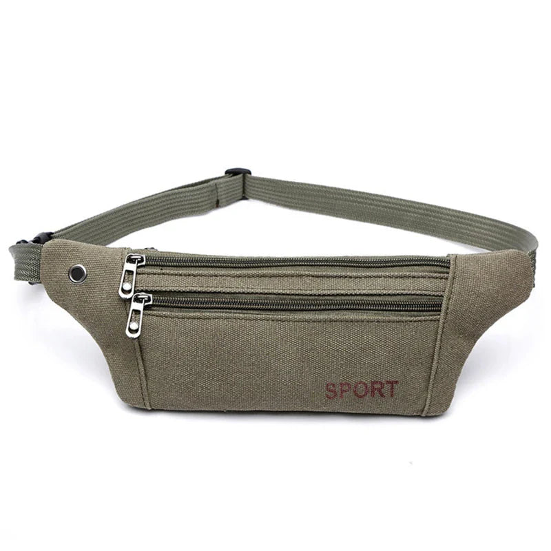 Felix | Canvas Slim Anti-Theft Crossbody Bum Bag