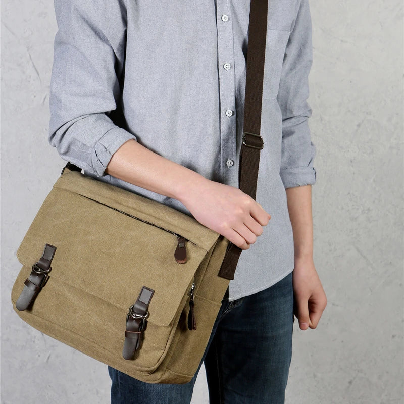 Junior | Compact Crossbody Messenger Laptop Travel Bag