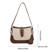 Elora | Women's Leather Color-Block Crossbody Handbag