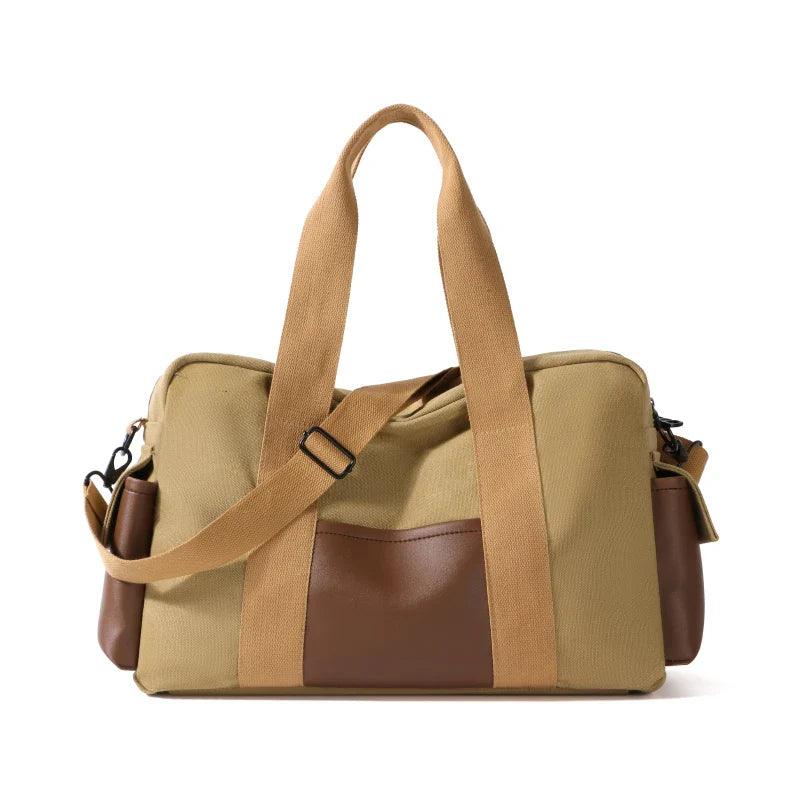 Gunnar | Vintage Canvas Large Travel Crossbody Messenger Tote Bag