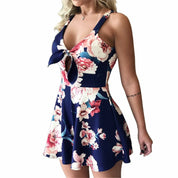 Stylish Summer Jumpsuit with Elegant Bow by PACHA - Lizabella Fashion