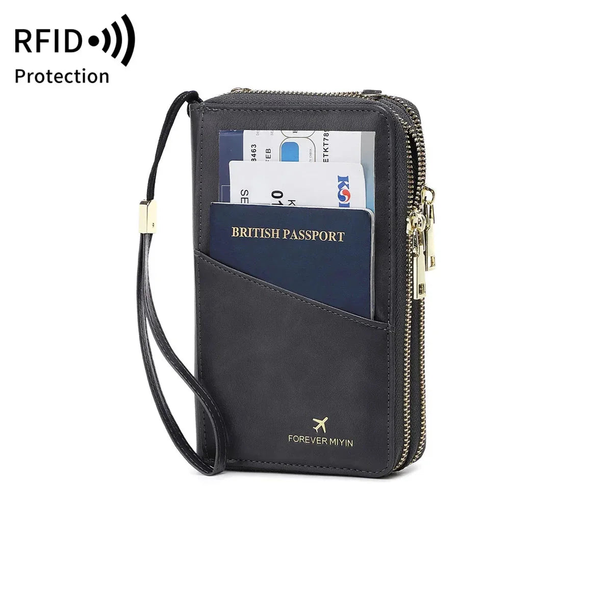 Dalia | Secure & Organized RFID Blocking Passport Holder Wallet