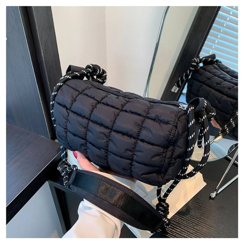 Raegan | Quilted Nylon Waterproof Crossbody Messenger Travel Bag
