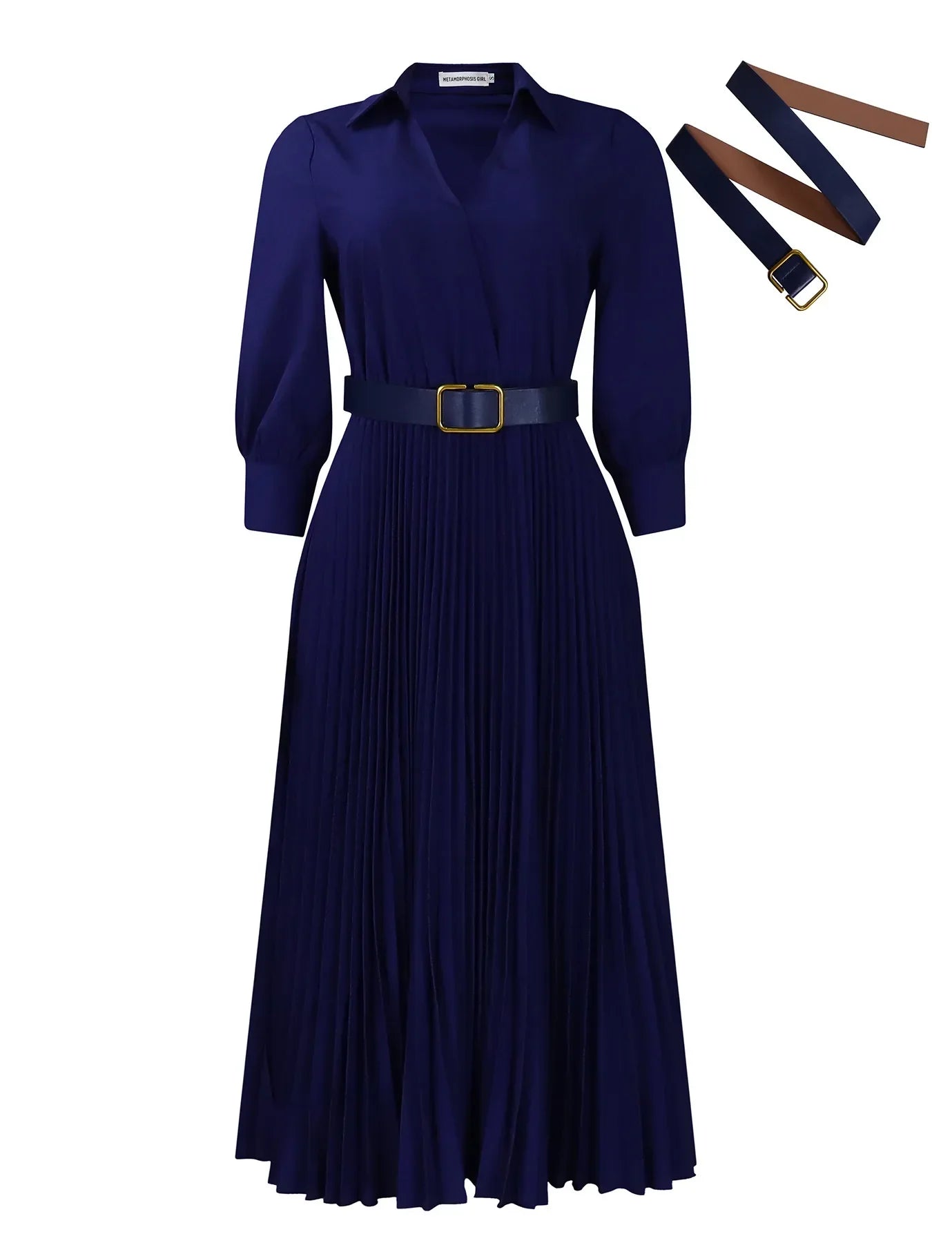 ISABELA | Elegant Mid-Length Spring Dress in Plus Sizes