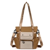 Braelynn | Lightweight Canvas Multi-Pocket Crossbody Messenger Bag