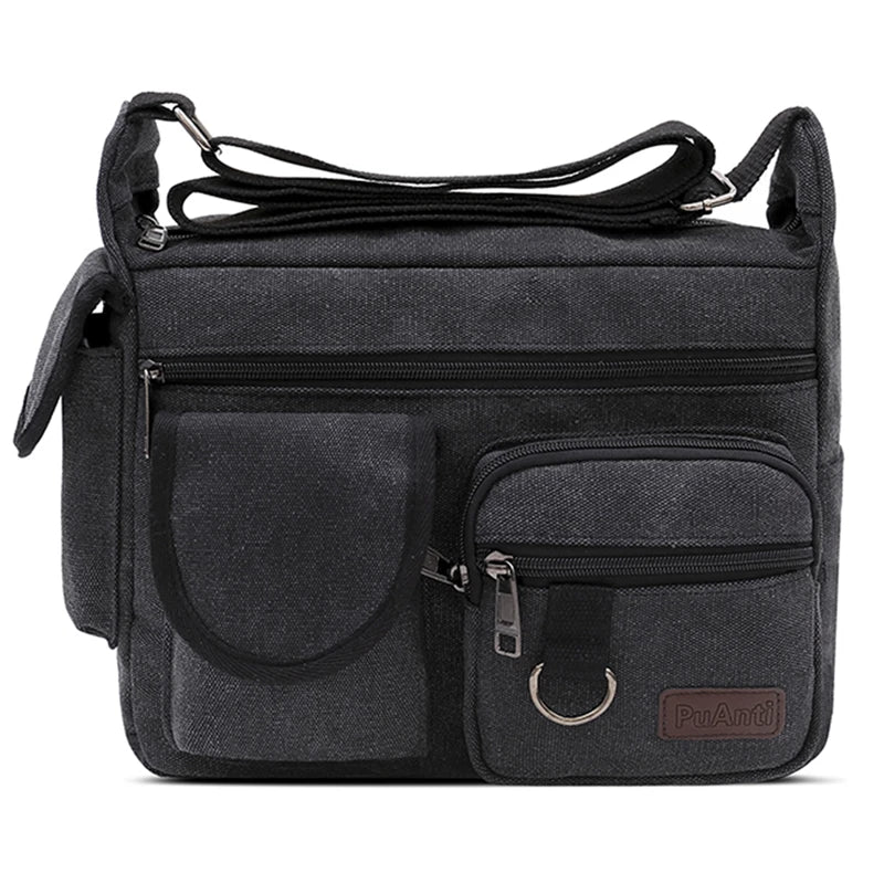 Rio | Canvas Crossbody Messenger Bag