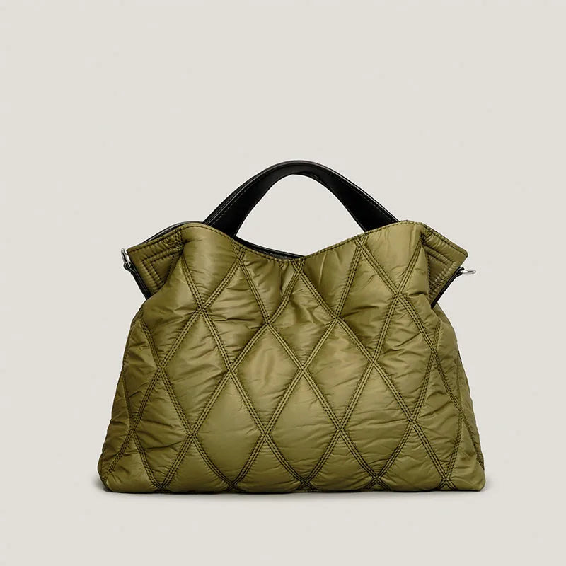 Lila | Lightweight Puffer Crossbody Messenger Handbag