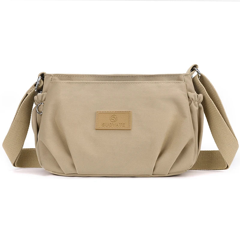Ellianna | Nylon Multi-Pocket Crossbody Messenger Bag