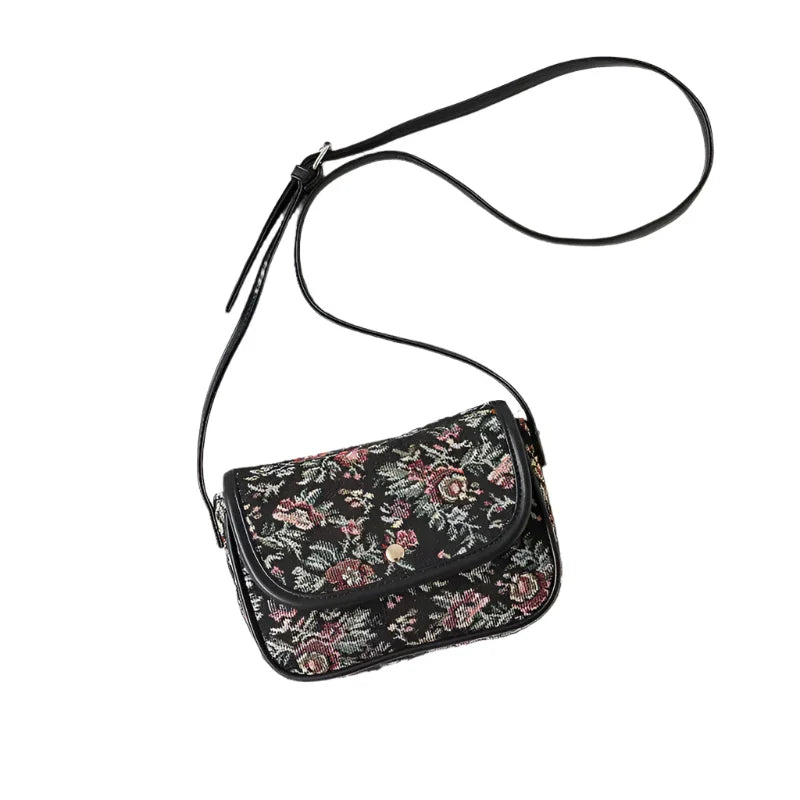 Saige | Women's Embroidered Boho Small Crossbody Sling Bag