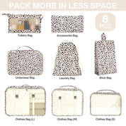 Liberty | 8-Piece Travel Packing Cubes & Storage Organiser Set