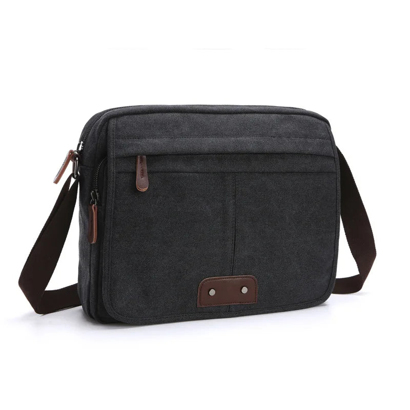 Zyair | Vintage Canvas Men's Crossbody Messenger Bag