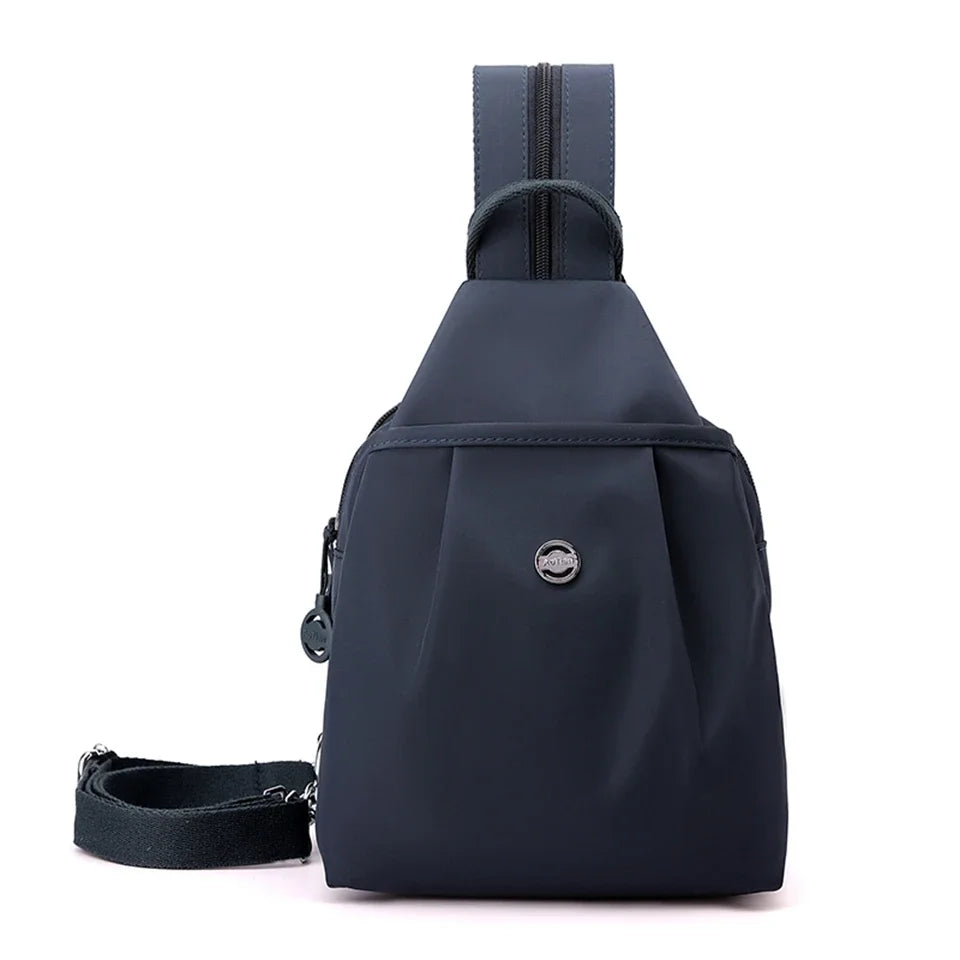 Amayah | Water-Resistant Oxford Crossbody Sling Bag Convertible Backpack