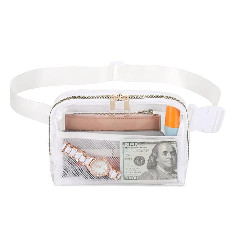 Winnie | Transparent Waterproof Crossbody Waist Bum Bag