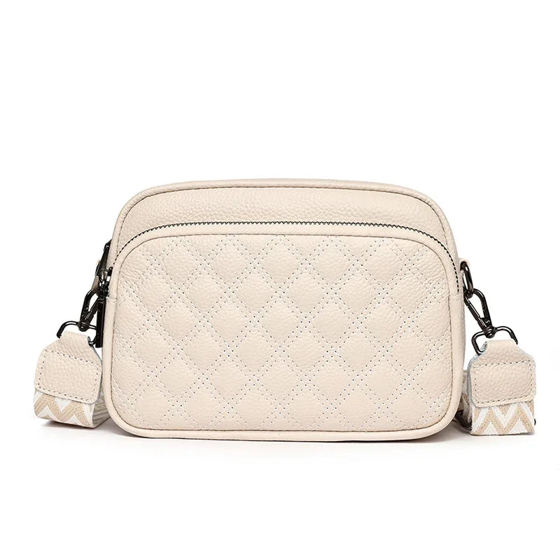 Aleah | Women's Wide Strap Leather Crossbody Bag