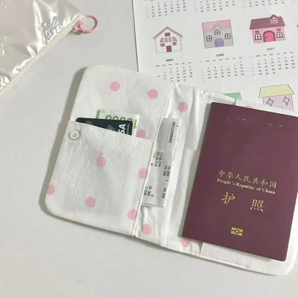 Magdalena | Bowknot Passport Holder Travel Wallet