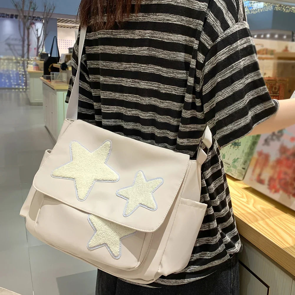 Madeleine | Y2K Star Grunge Crossbody Messenger Bag