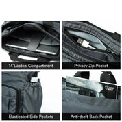Elmer | Versatile, Spacious, & Stylish Multi-Pockets Crossbody Handbag