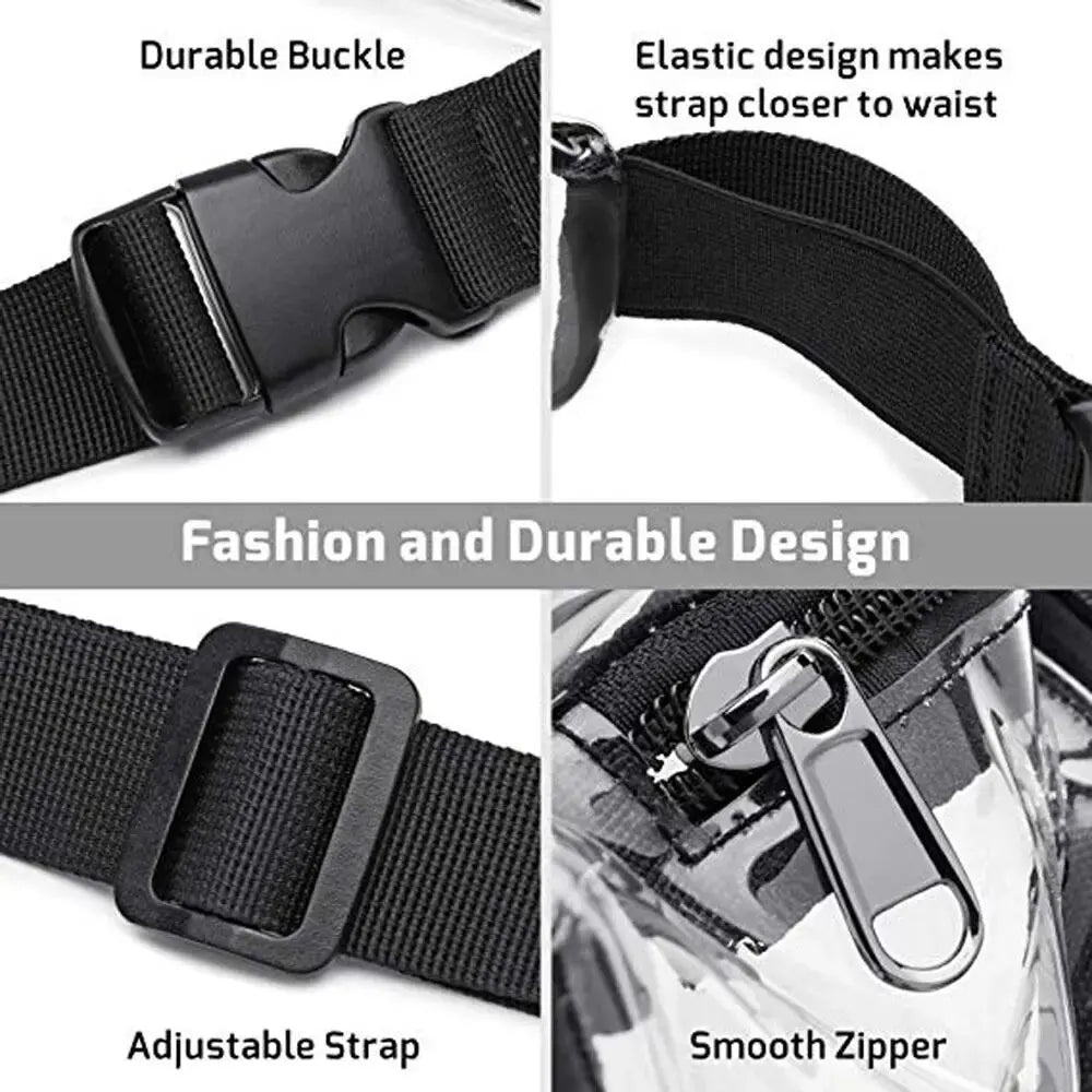 Destine | Clear Stadium Approved Waterproof Crossbody Bum Bag