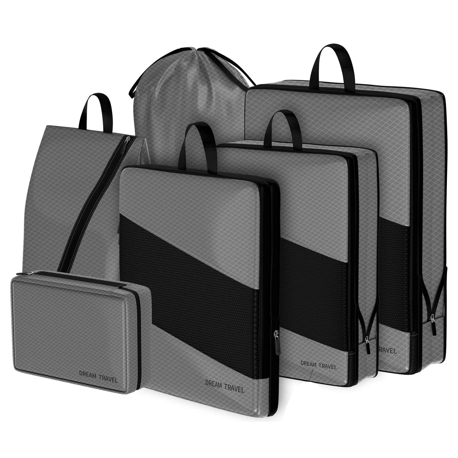 Ashlynn | 6 Pack Compression Packing Cubes Travel Organisers