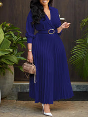 ISABELA | Elegant Mid-Length Spring Dress in Plus Sizes