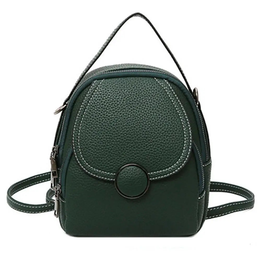 Janelle | Mini Flap Crossbody Sling Handbag Backpack with Top Handle