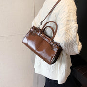 Calliope | Vintage-Style Functional Compartments Crossbody Handbag