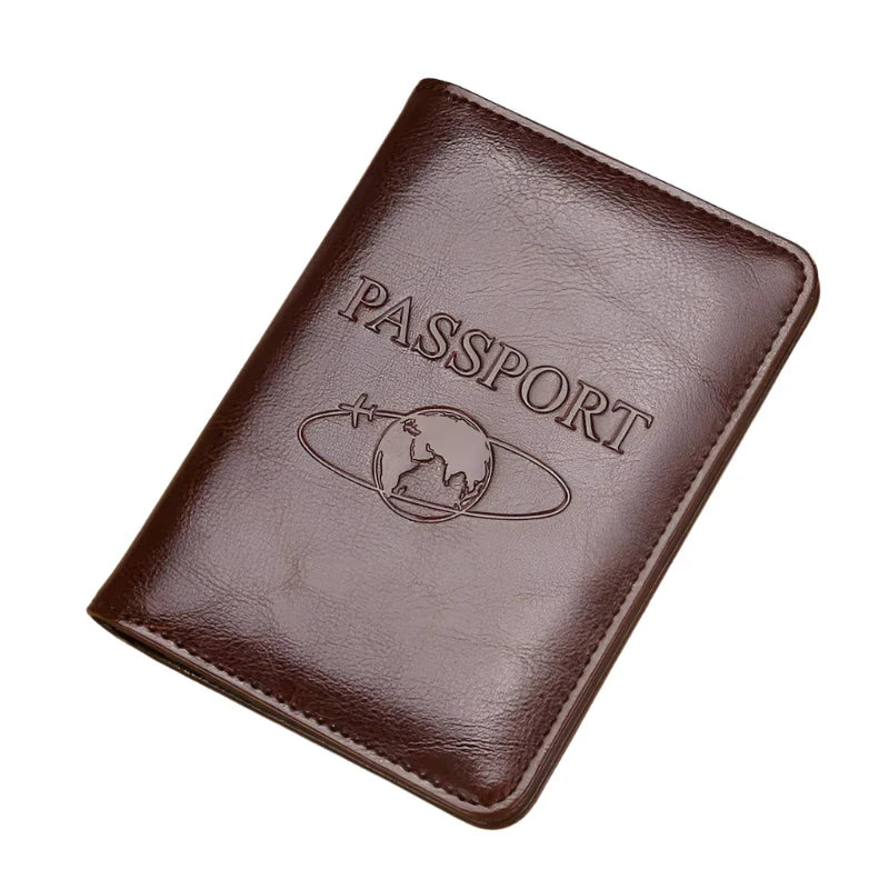 Bria | Genuine Cowhide Leather Travel Wallet Passport Holder