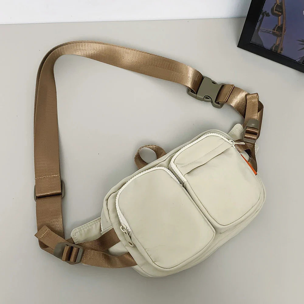 Amani | Casual Water-Resistant Nylon Waist Pack Crossbody Bum Bag