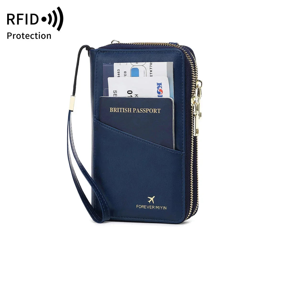 Dalia | Secure & Organized RFID Blocking Passport Holder Wallet