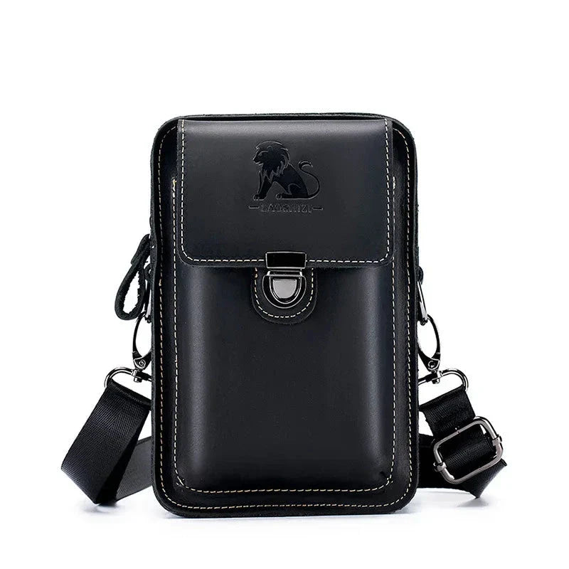 Lachlan | Men's Retro Leather Small Crossbody Shoulder Sling Bag
