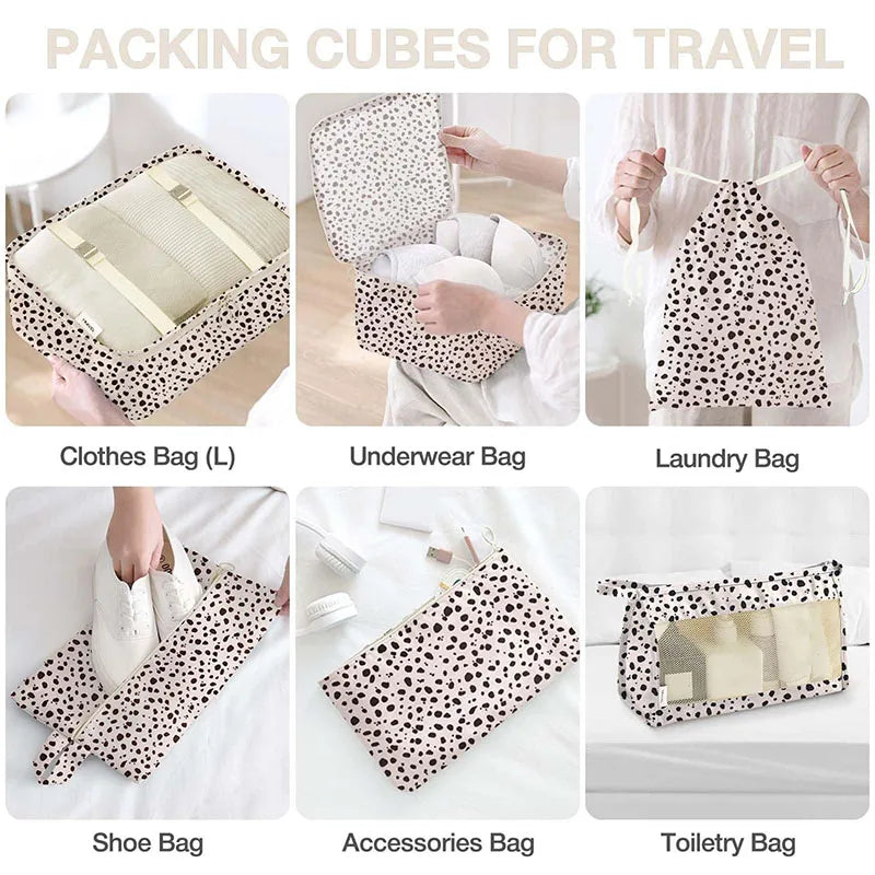 Liberty | 8-Piece Travel Packing Cubes & Storage Organiser Set