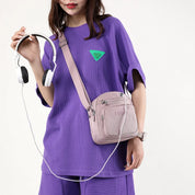 Winnie | Compact Nylon Crossbody Sling Bag