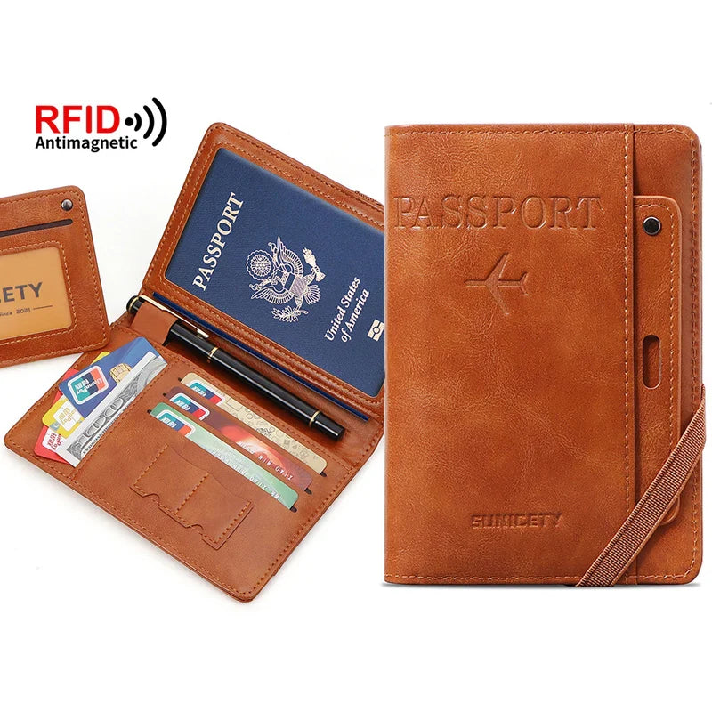 Harlee | Multi-Functional Anti-Theft Passport Holder Travel Wallet