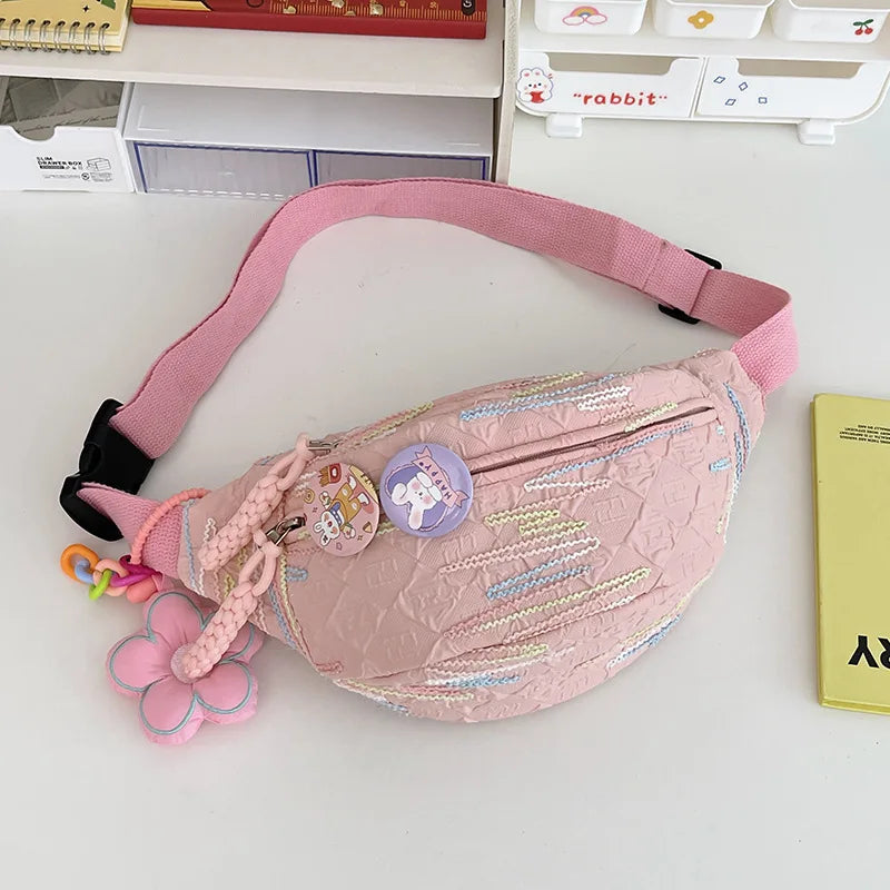 Estella | Women’s Waterproof Nylon Crossbody Fanny Pack Bum Bag