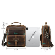 Ken | Leather Crossbody Messenger Sling Bag