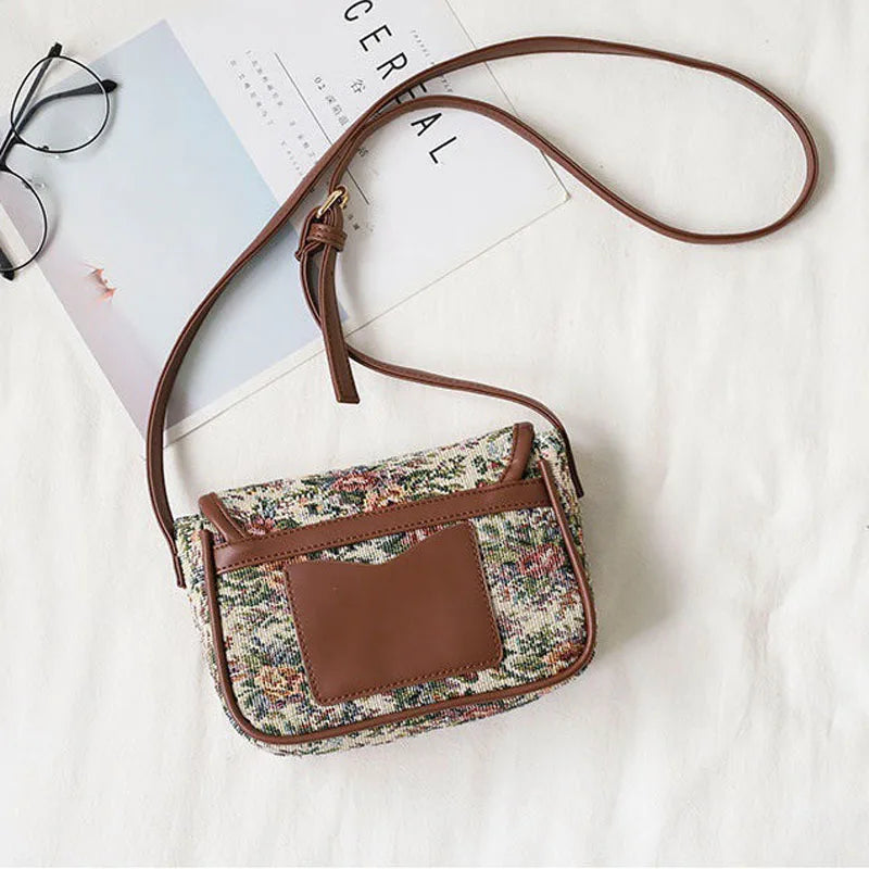Saige | Women's Embroidered Boho Small Crossbody Sling Bag