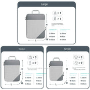 Ashlynn | Durable & Lightweight 3-Piece Set Travel-Friendly Organizer