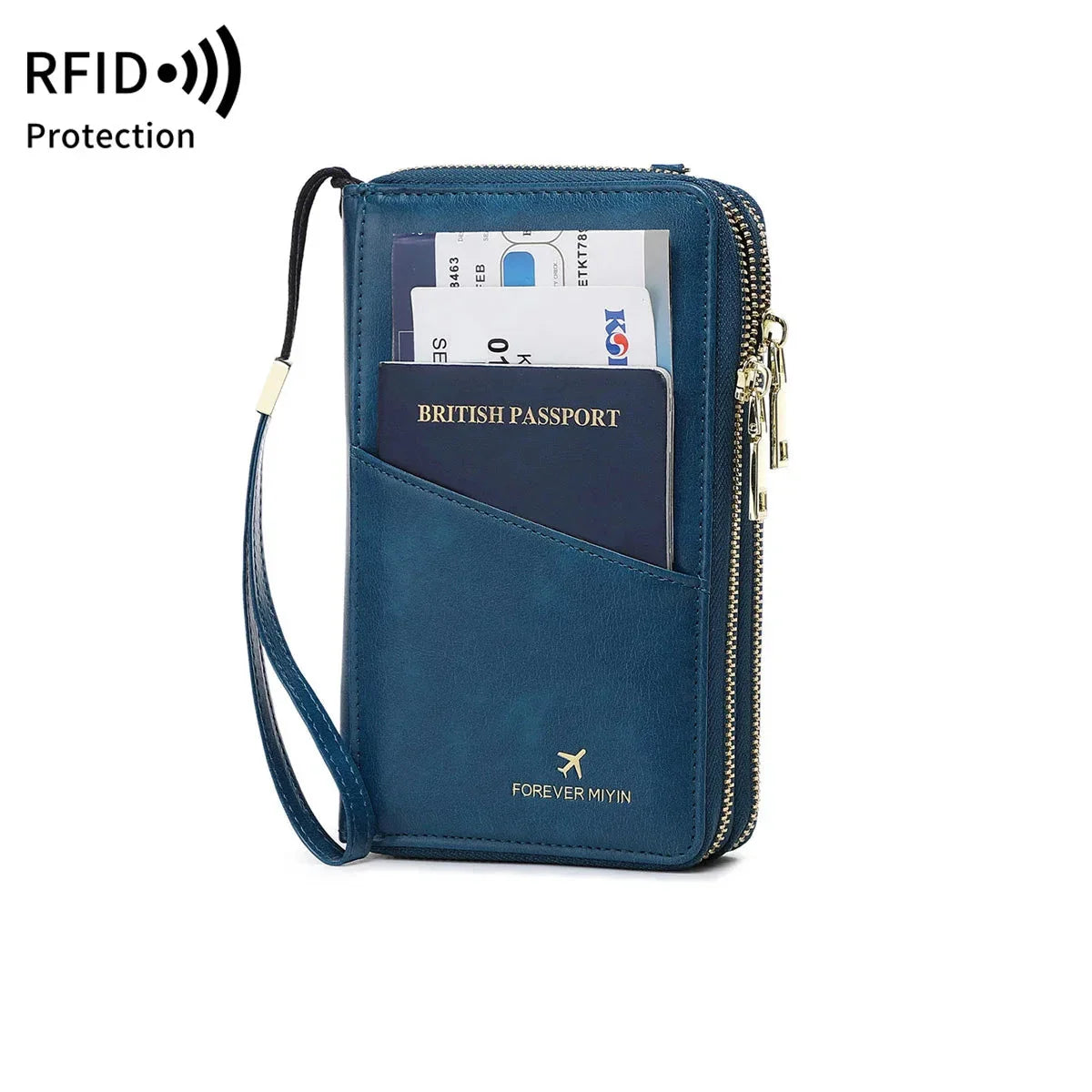 Dalia | Secure & Organized RFID Blocking Passport Holder Wallet