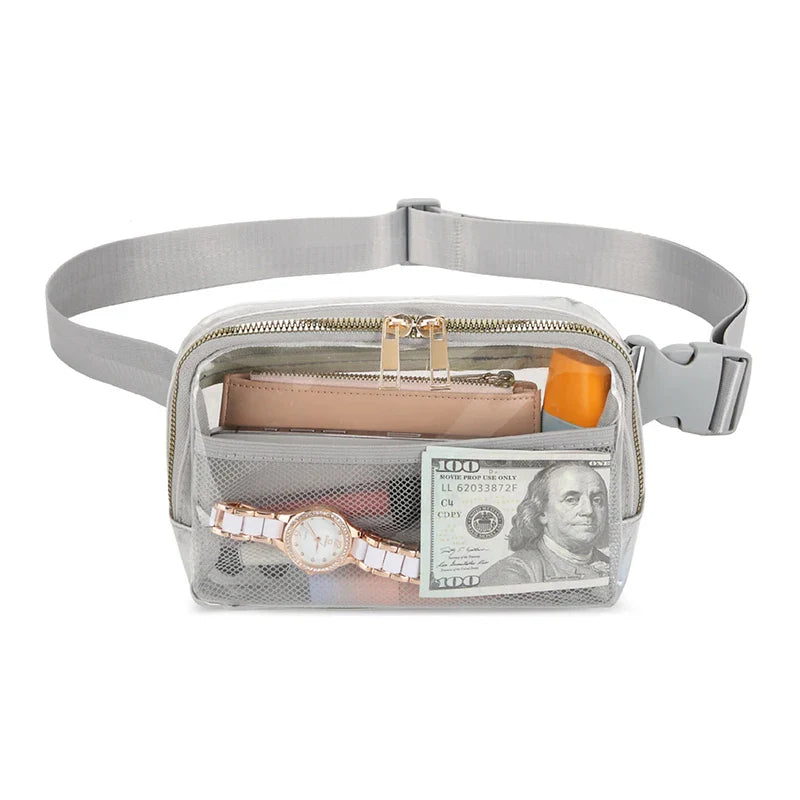 Winnie | Transparent Waterproof Crossbody Waist Bum Bag