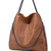 Penny | Chain Designed Tote Crossbody Handbag